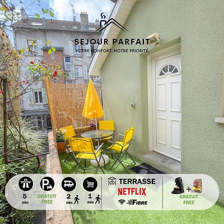 Maisonnette Le Faubourg - Centre Ville, Terrasse Et Netflix Бельфор Экстерьер фото