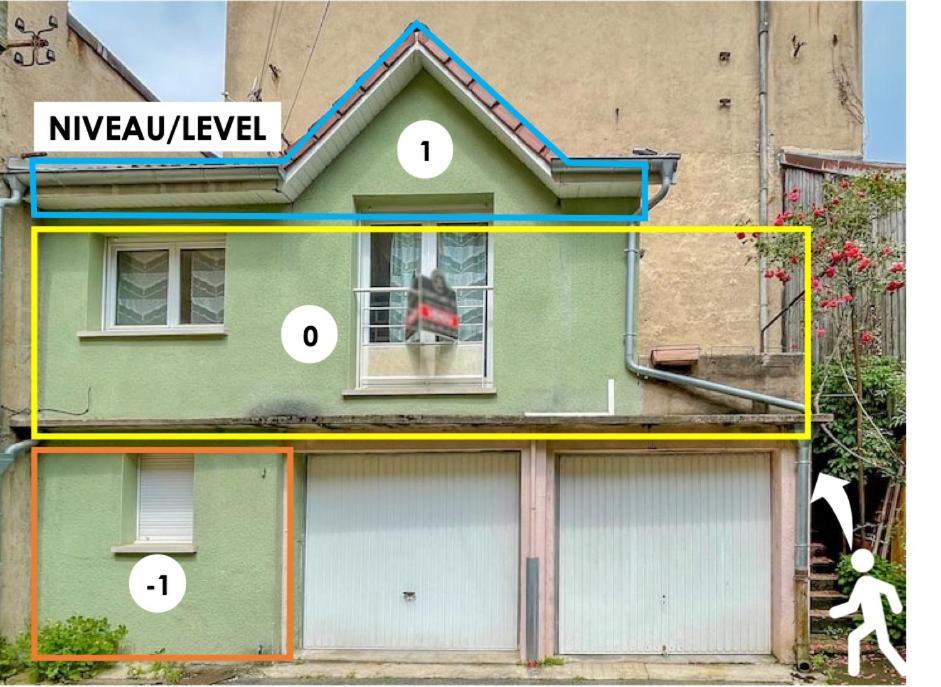 Maisonnette Le Faubourg - Centre Ville, Terrasse Et Netflix Бельфор Экстерьер фото